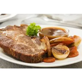 Karczek w ciemnym sosie pieczeniowym, 5 porcji (850 g)