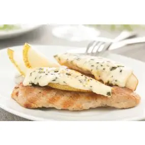 Roladki ze schabu z gruszką i serem lazur, 5 porcji (750 g)