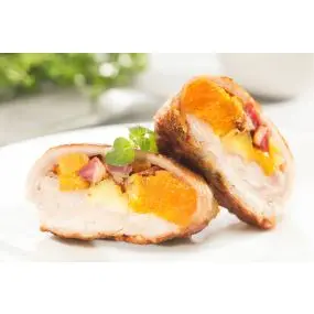 Sakiewki ze schabu z boczkiem i morelami, 5 porcji (750 g)